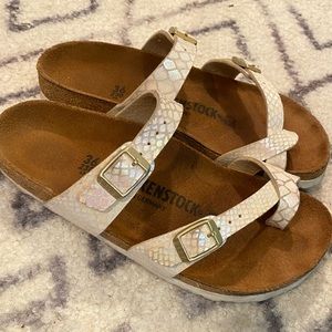 Birkenstock Mayari Size 36 Mermaid Scales